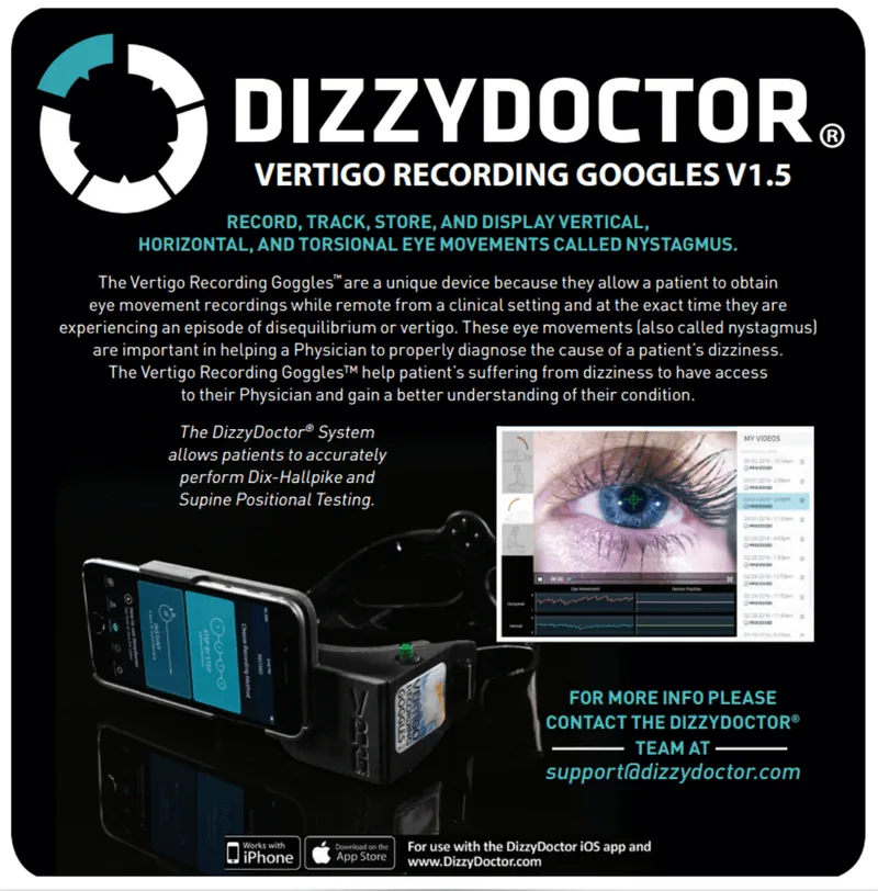 Product flyer showing the phone mount and housing